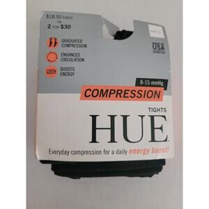Hue Size 2 NWT! Espresso Graduated Compression‎ Tights!